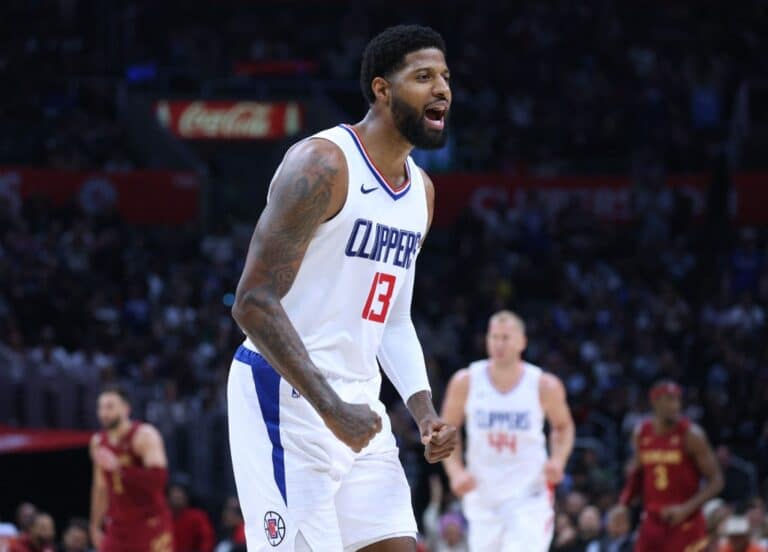 Paul George LA Clippers v Cleveland Cavaliers