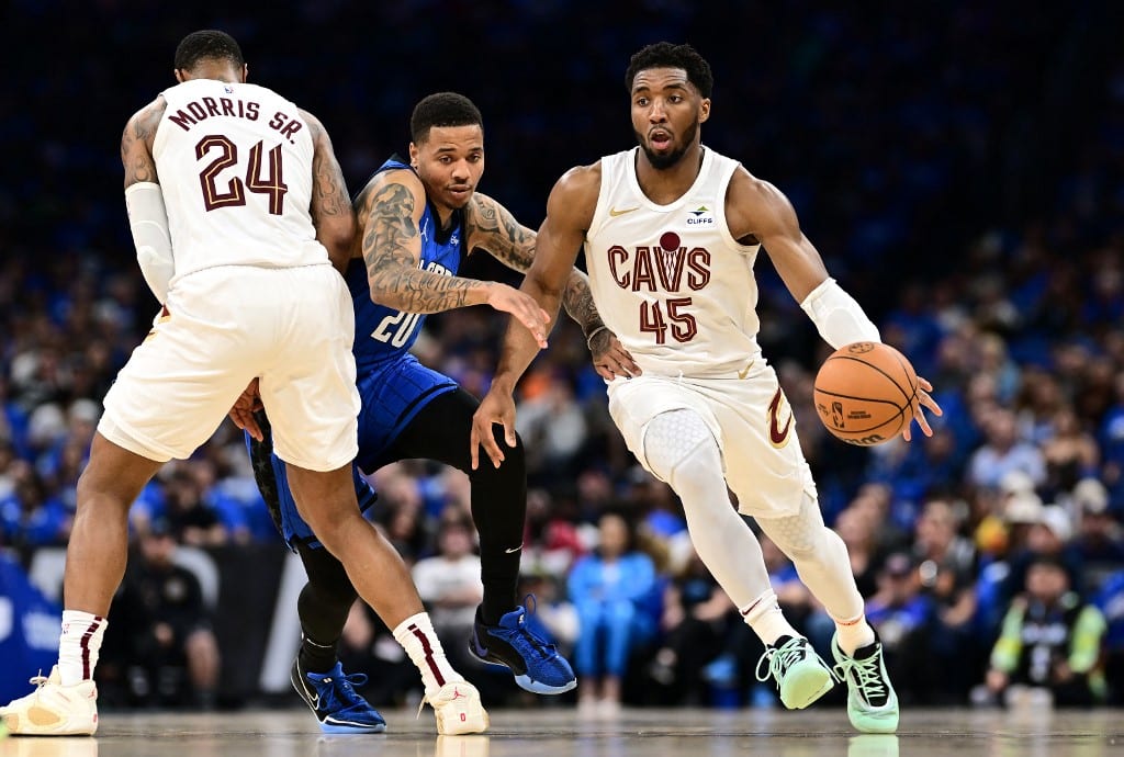 Donovan Mitchell Cleveland Cavaliers Game Six of the Eastern Conference First Round Playoffs Florida