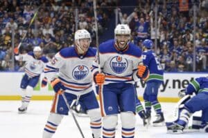Evander Kane Edmonton Oilers Second Round of the 2024 Stanley Cup Playoffs British Columbia