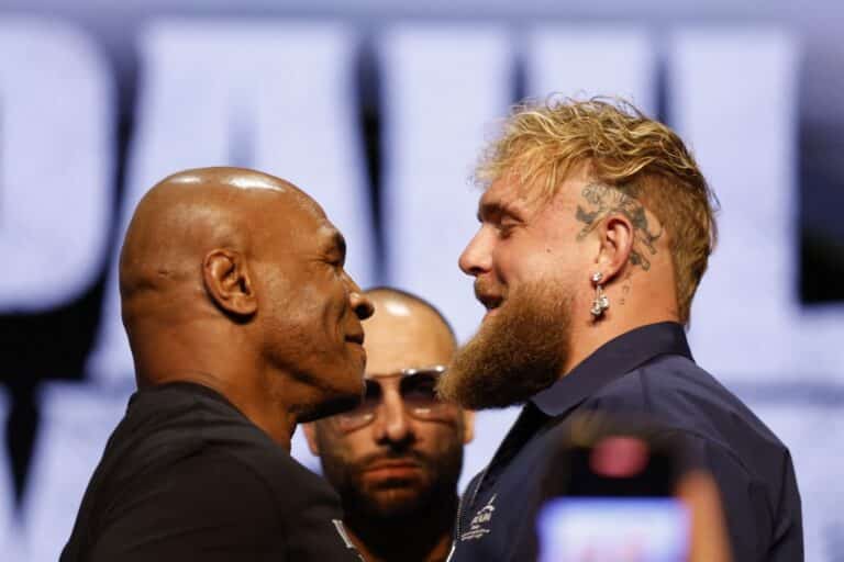 Mike Tyson and Jake Paul Apollo Theater New York City
