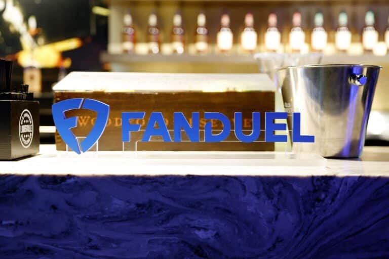 Fanduel Signage at Kentucky Derby Party