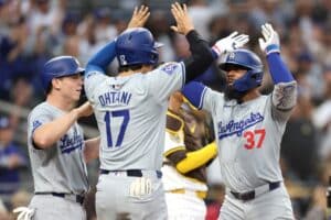 Los Angeles Dodgers Players vs San Diego Padres