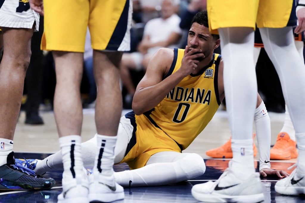 Tyrese Haliburton Indiana Pacers v New York Knicks