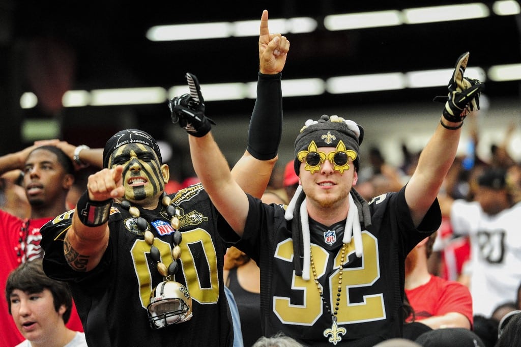 New Orleans Saints Fans Atlanta Falcons