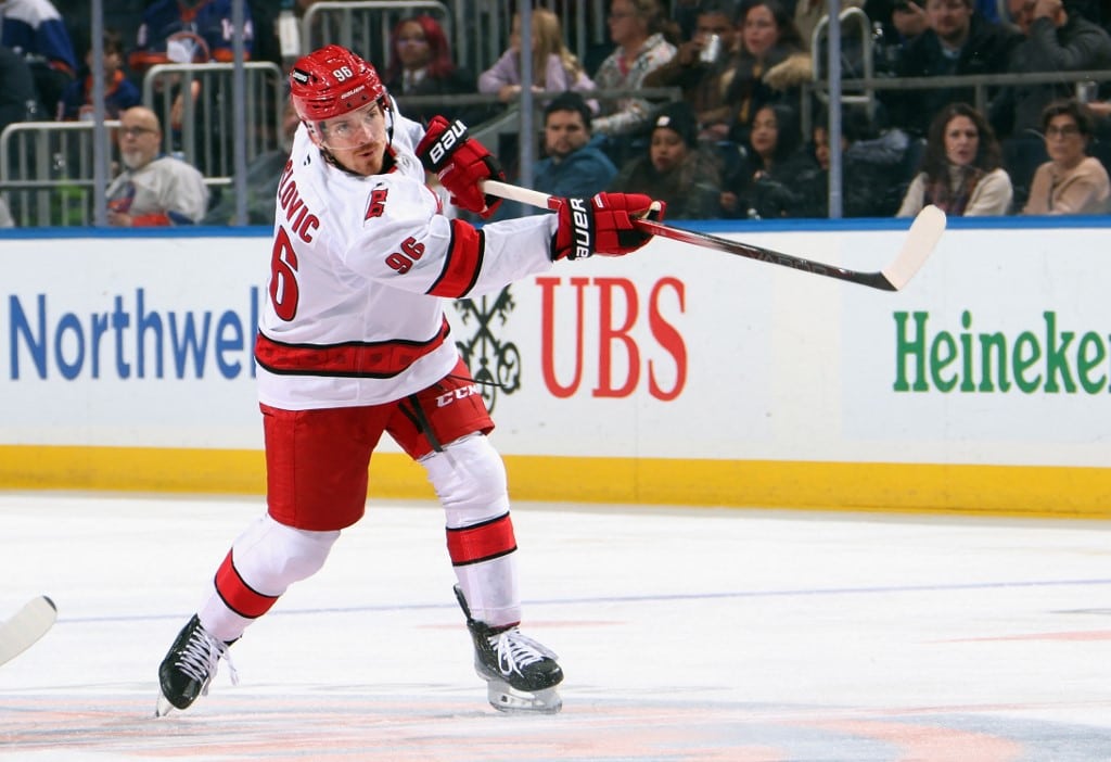 Jordan Martinook Carolina Hurricanes New York