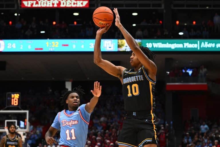 Damarius Owens Marquette Golden Eagles v Dayton Flyers