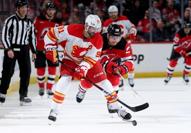 Calgary Flames v New Jersey Devils