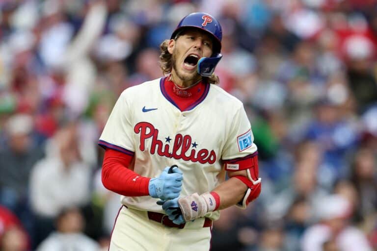 Alec Bohm Philadelphia Phillies v Los Angeles Dodgers