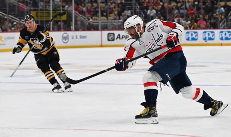 Alex Ovechkin Washington Capitals v Pittsburgh Penguins