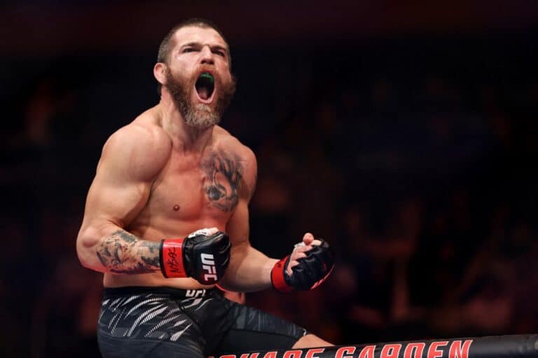 Jim Miller Celebrates vs Damon Jackson UFC 309