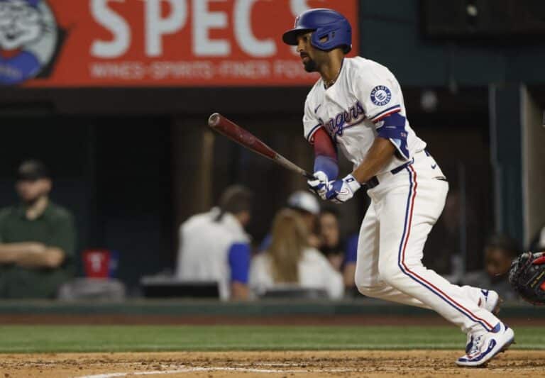 Marcus Semien Texas Rangers v Boston Red Sox