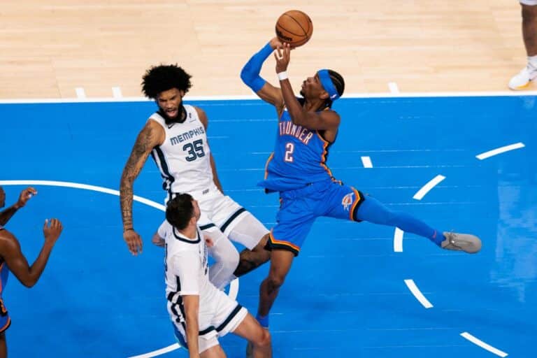 Shai Gilgeous-Alexander Oklahoma City Thunder v Grizzlies