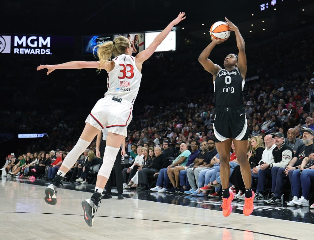 Jackie Young Las Vegas Aces