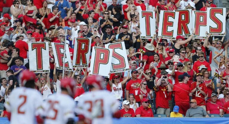 Fans of The Maryland Terrapins Celebrate