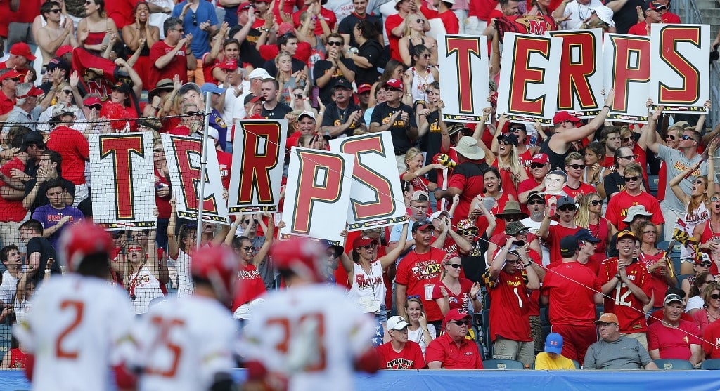 Fans of The Maryland Terrapins Celebrate