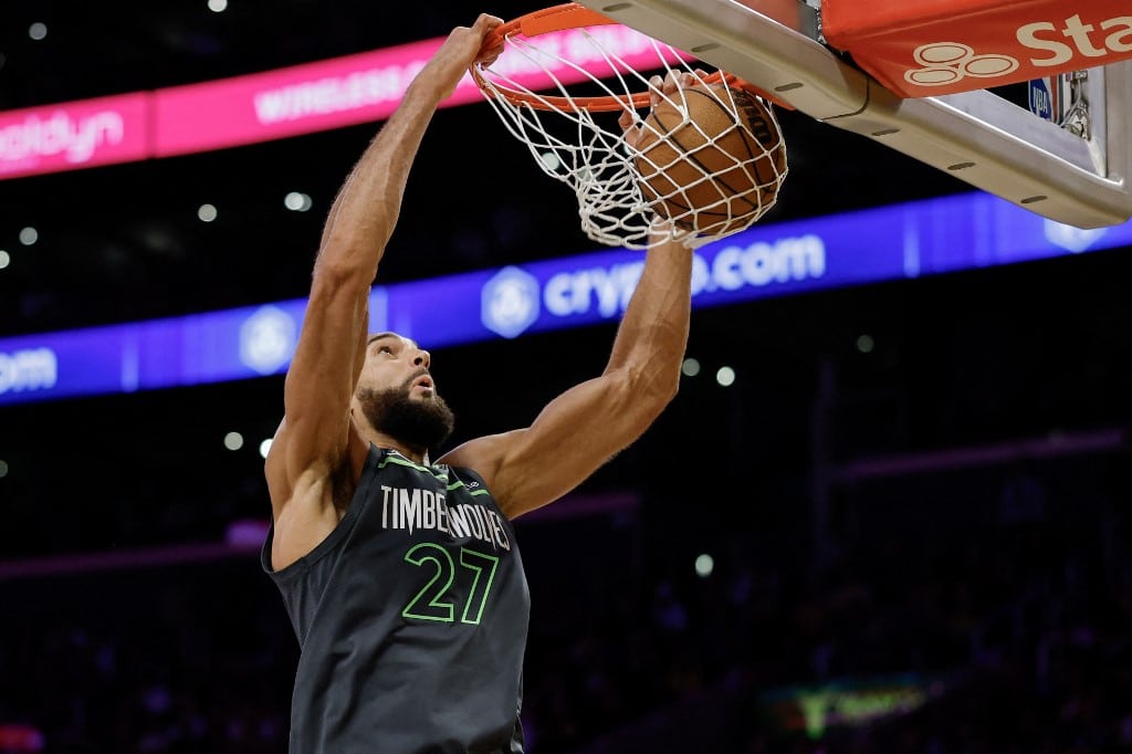 Rudy Gobert Minnesota Timberwolves v Los Angeles Lakers
