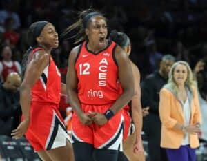 Jackie Young Chelsea Gray Las Vegas Aces
