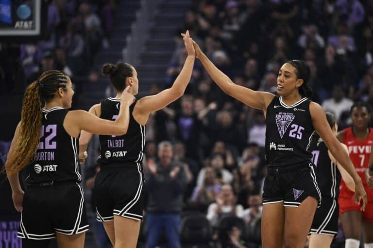 Monique Billings and Stephanie Talbot Golden State Valkyries