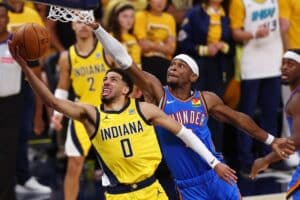 Tyrese Haliburton Pacers vs Shai Gilgeous-Alexander Thunder