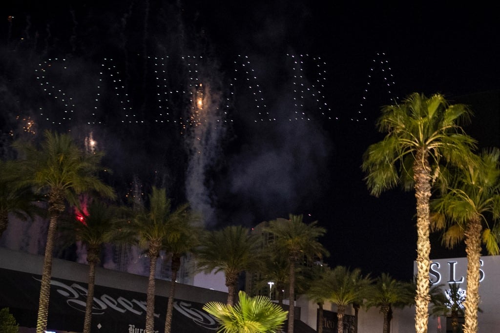 The new SAHARA Las Vegas logo is unveiled in Las Vegas, Nevada