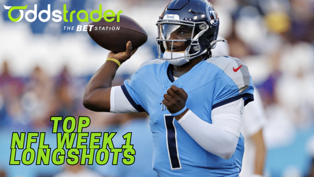 Image of Tennessee Titans quarterback Cam Ward (1) throwing a pass.