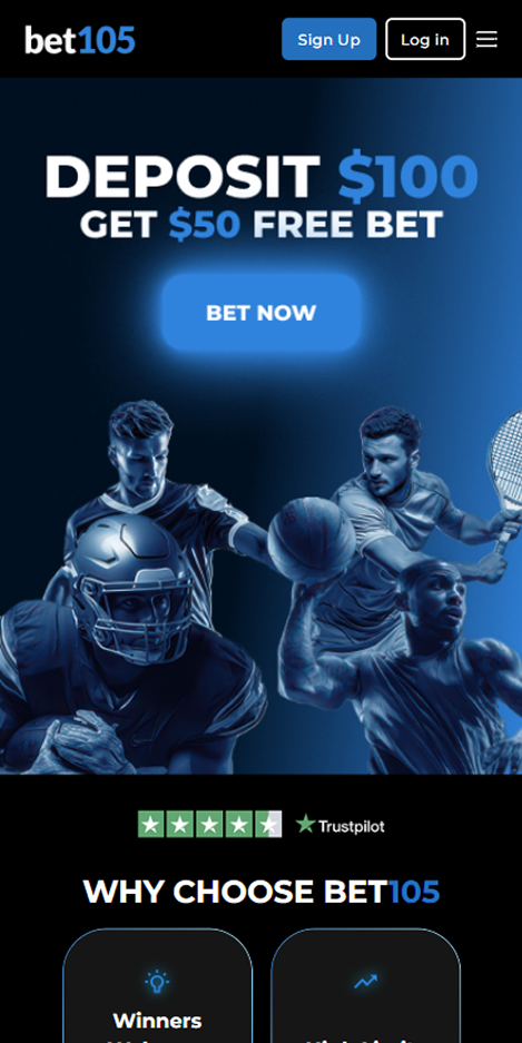 Bet105 Home mobile