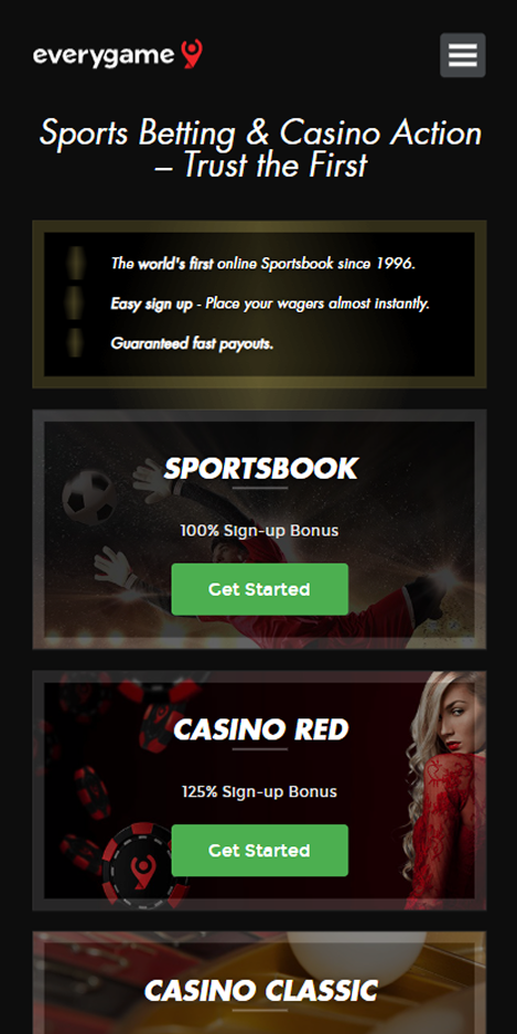 Everygame Home mobile