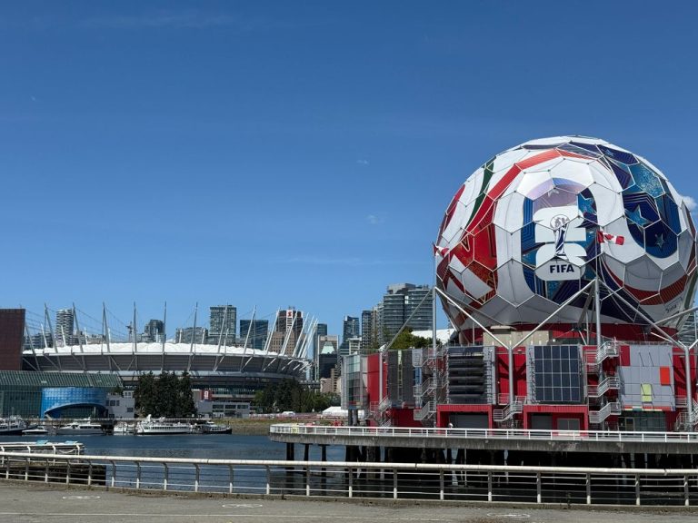 Photo by The Six: https://www.pexels.com/photo/vancouver-stadium-and-giant-fifa-soccer-ball-38104078/